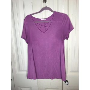 Boutique purple tee